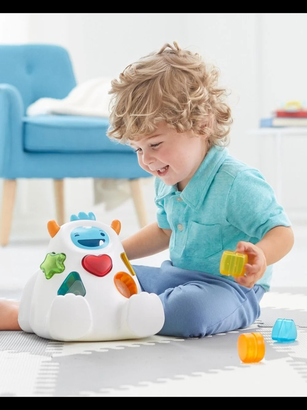 Skip Hop Baby Explore & More Shape Sort & Spin Yeti